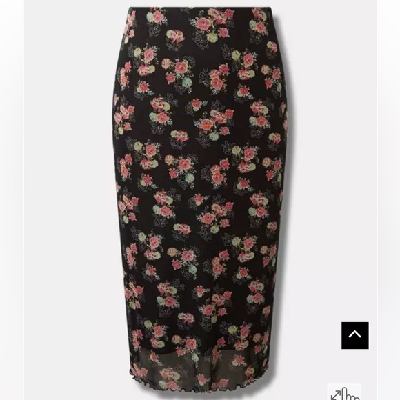 GUC Torrid Tea Length Pencil Skirt - Picture 4 of 7